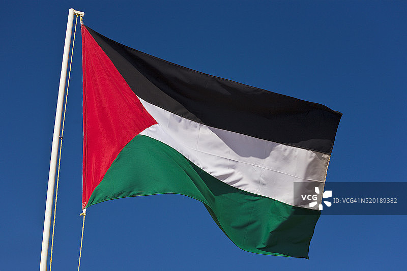 巴勒斯坦旗帜图片素材