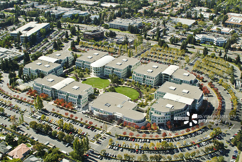 苹果公司总部图片素材