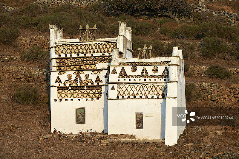 希腊基克拉泽斯群岛鸽舍图片素材