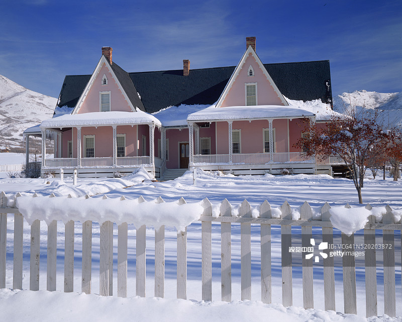 杨百翰农舍图片素材