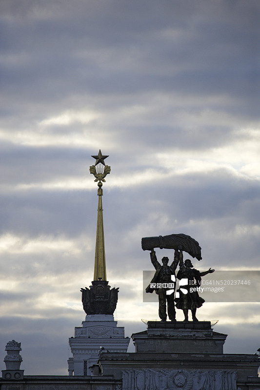 全俄展览中心雕塑图片素材