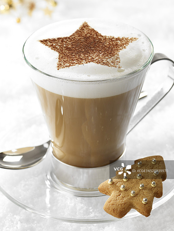 喜庆的圣诞饮品图片素材