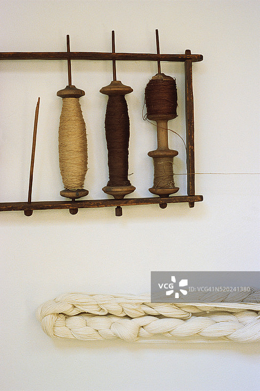 纺锤与线图片素材