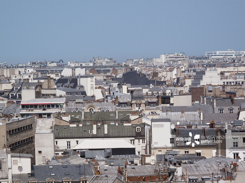 巴黎天际线图片素材