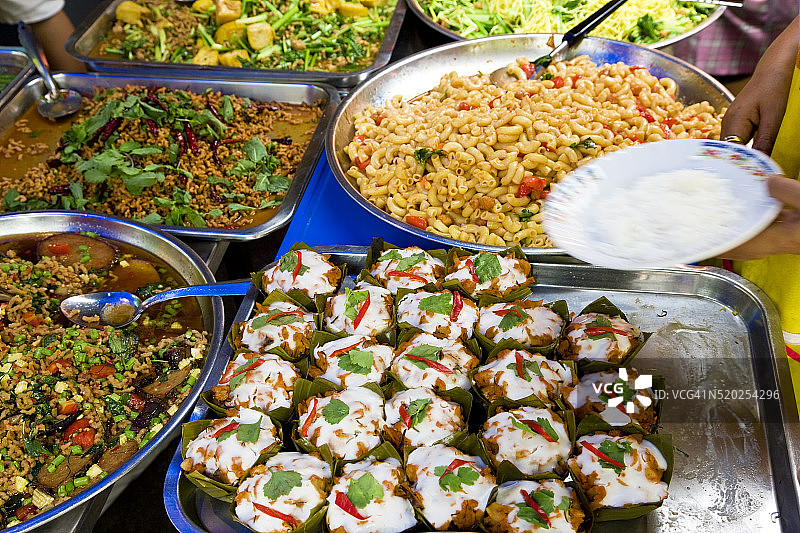 曼谷街头小吃图片素材