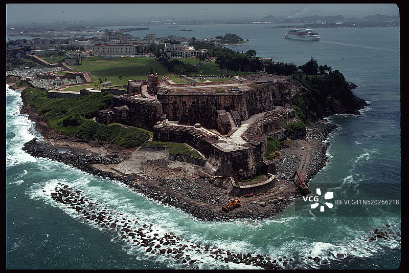 旧圣胡安的埃尔莫罗堡图片素材