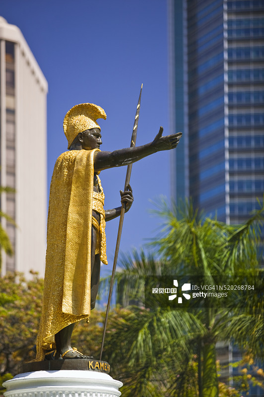 卡美哈美哈一世雕像图片素材