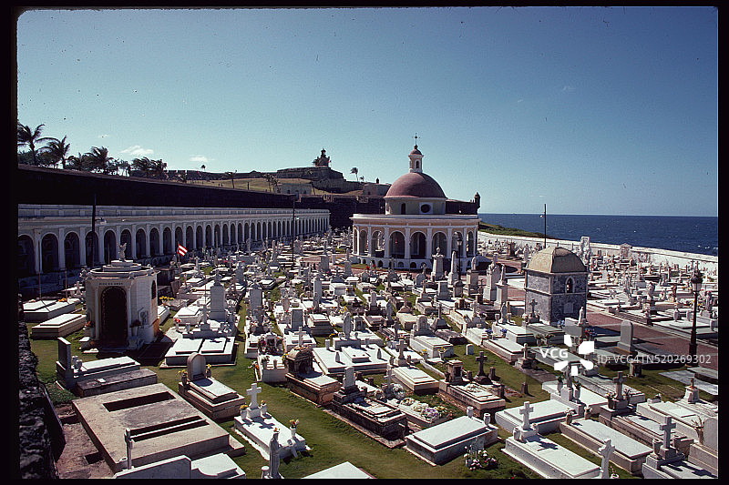 旧圣胡安沿海公墓图片素材