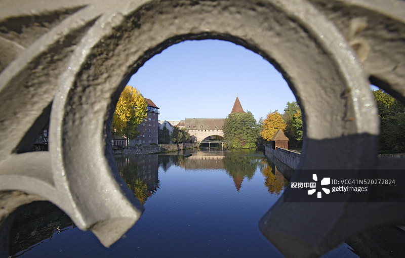 纽伦堡的佩格尼茨河图片素材