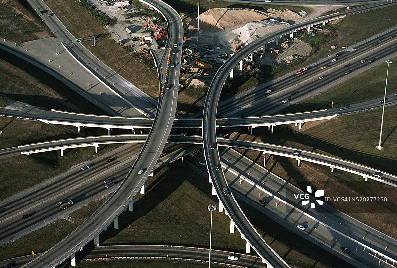 休斯顿多层高速公路系统图片素材