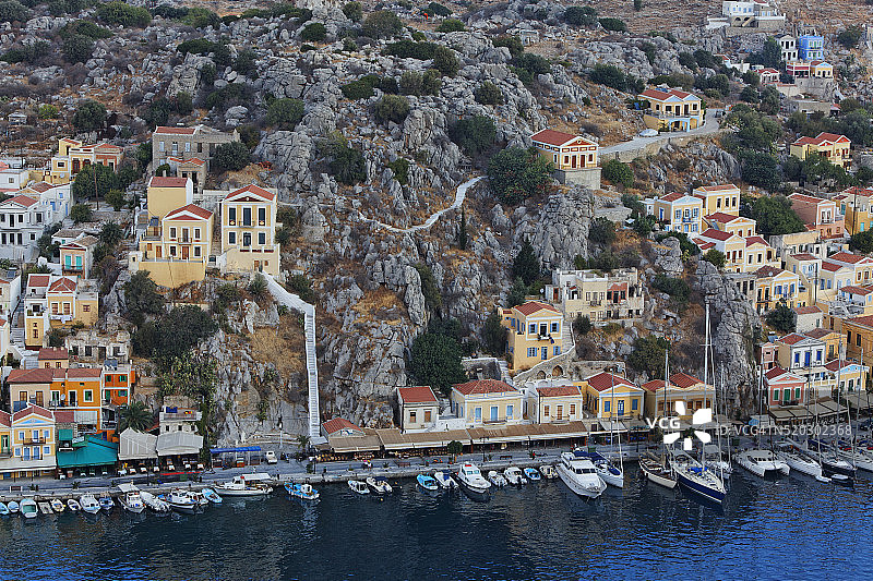 锡米镇的吉亚洛斯港图片素材