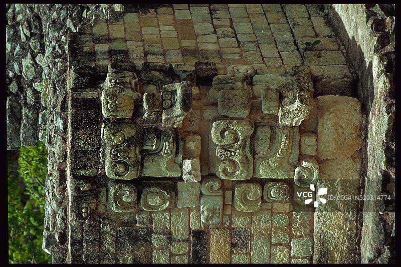 洪都拉斯科潘玛雅遗址图片素材