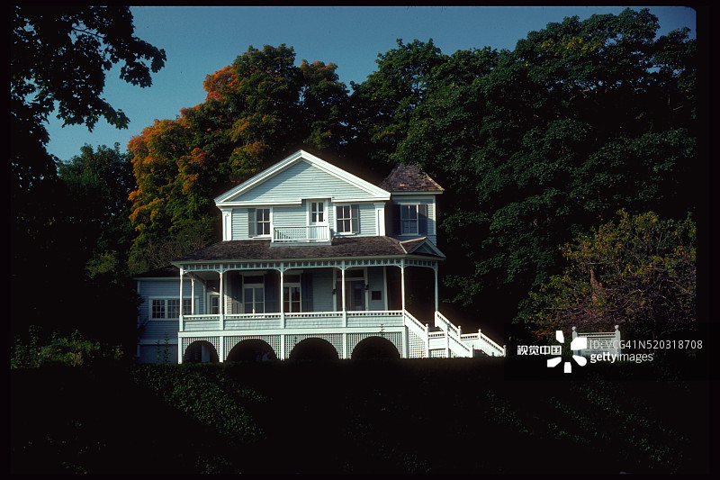 新伦敦的基督山伯爵小屋图片素材