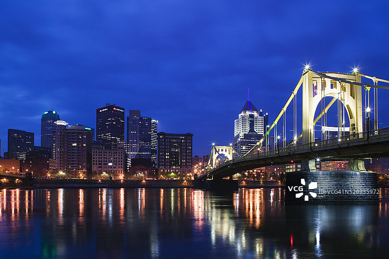 匹兹堡市中心图片素材