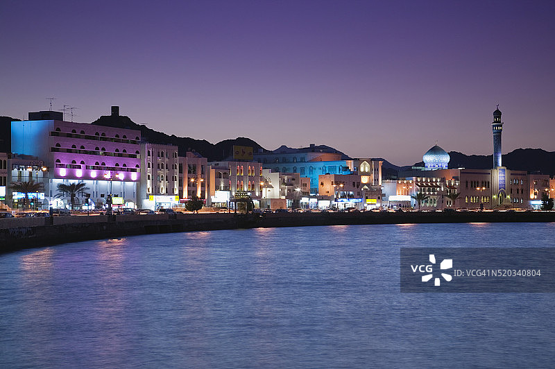 穆特拉区暮色图片素材