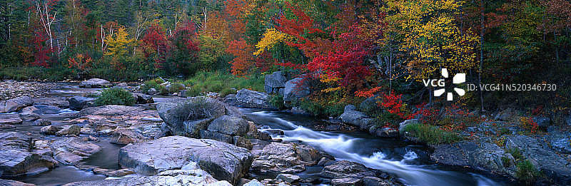 秋季奥塞布尔河图片素材