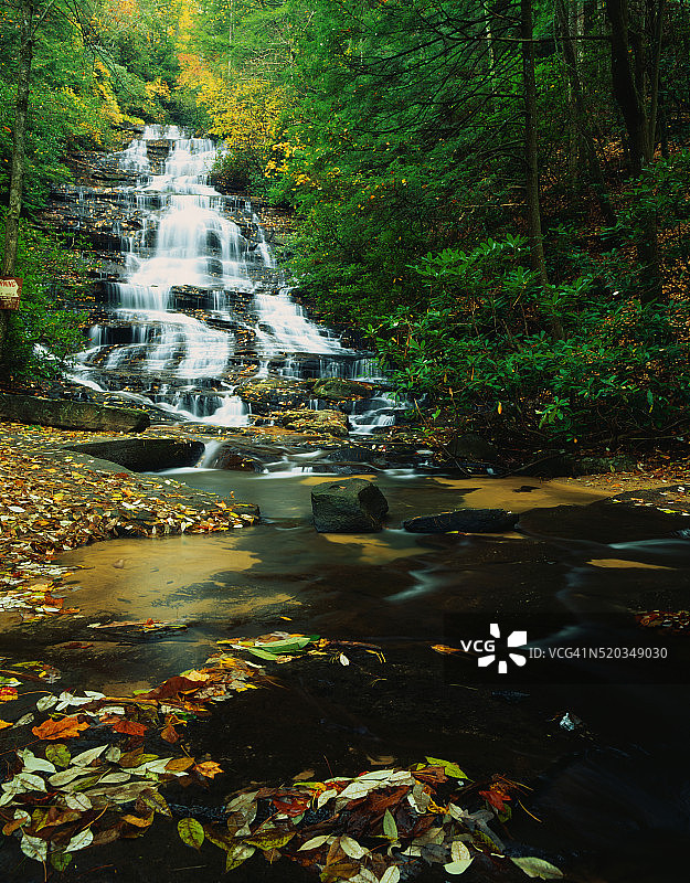 米尼哈哈瀑布图片素材