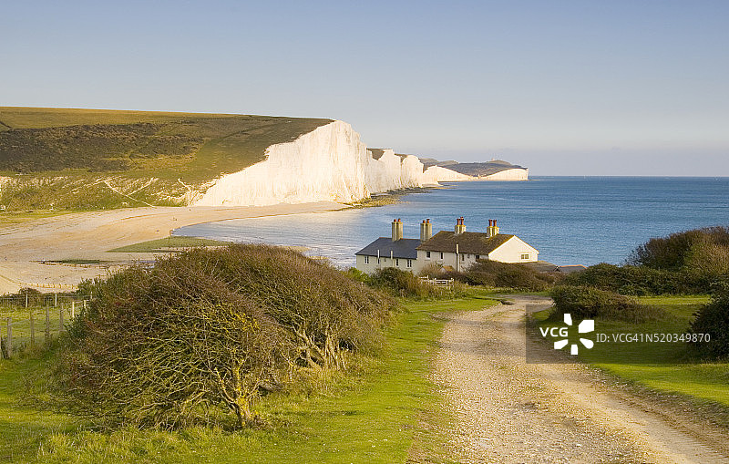 伊斯特本和七姐妹岩图片素材