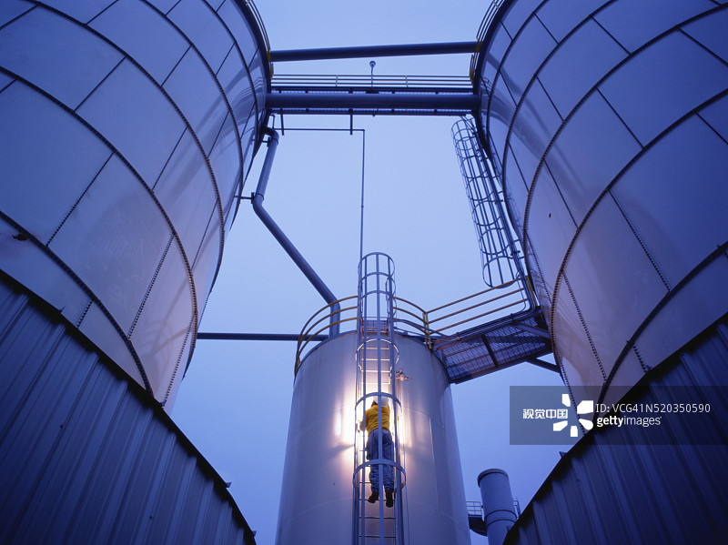EPI DuPont工厂的筒仓图片素材