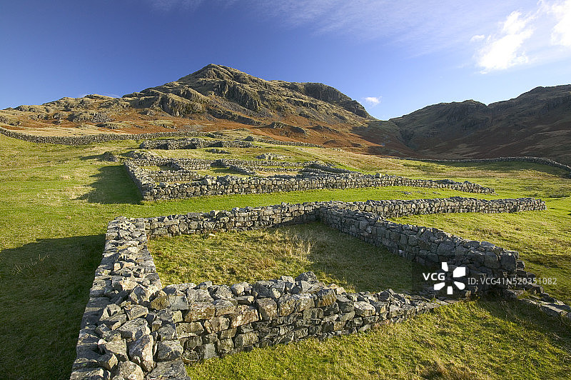 哈德诺特罗马堡垒和哈德诺特山口图片素材