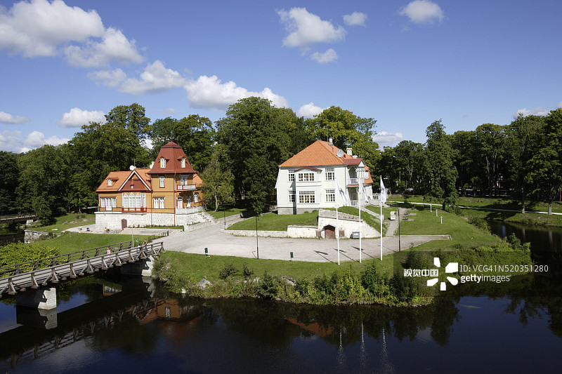 爱沙尼亚克雷萨雷主教城堡的酒店图片素材