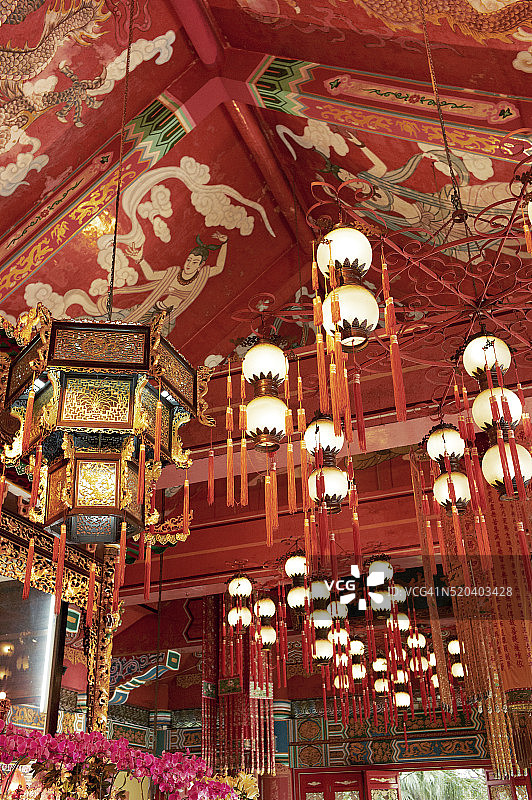 宝莲禅寺内部图片素材