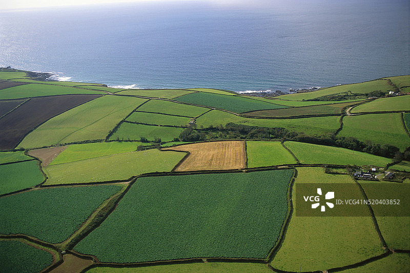 康沃尔的农田图片素材