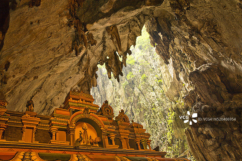 印度教寺庙和黑风洞图片素材
