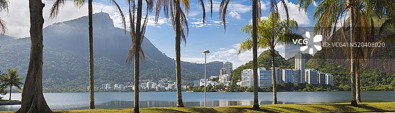罗德里戈·德·弗雷塔斯泻湖，里约热内卢图片素材