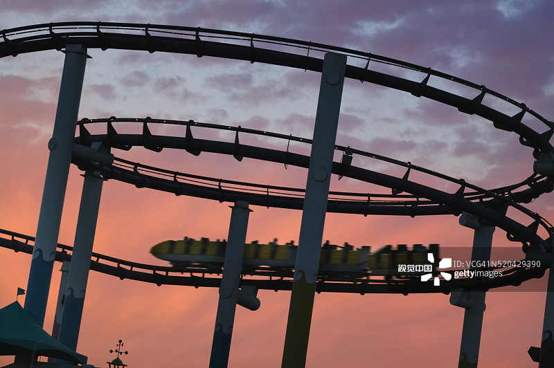 太平洋公园游乐场图片素材