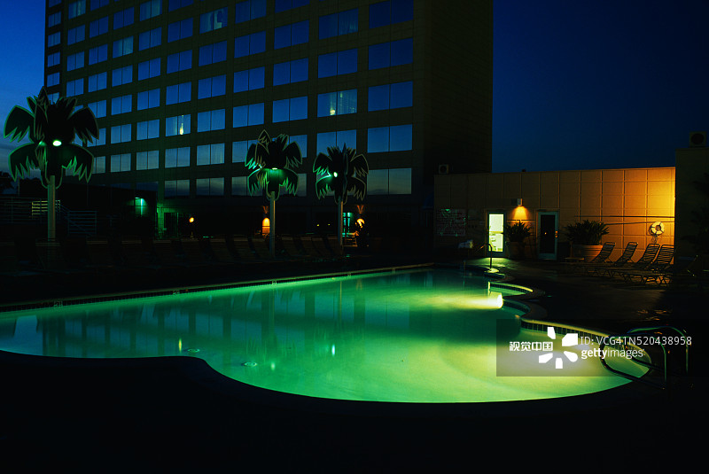 凯悦酒店游泳池图片素材