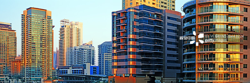 城市中的摩天大楼图片素材