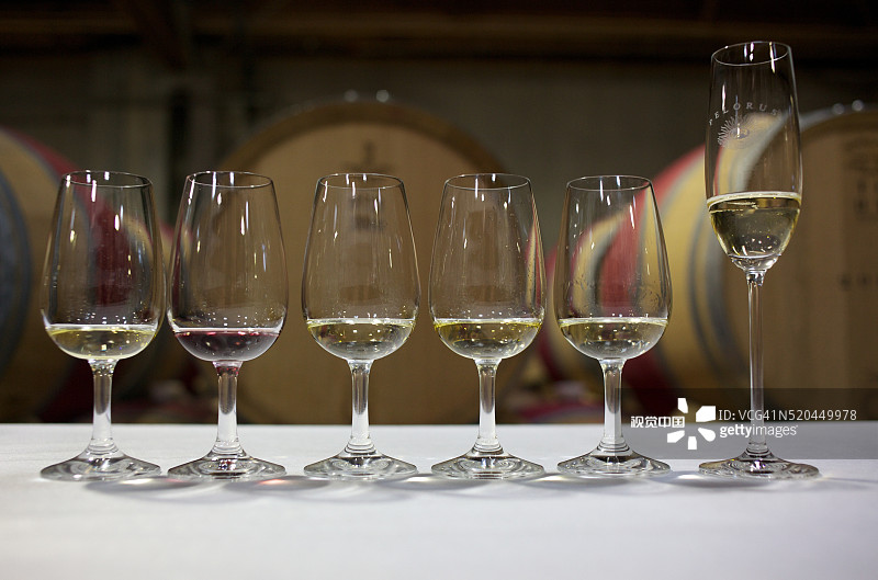 在Cloudy Bay酒庄品酒图片素材