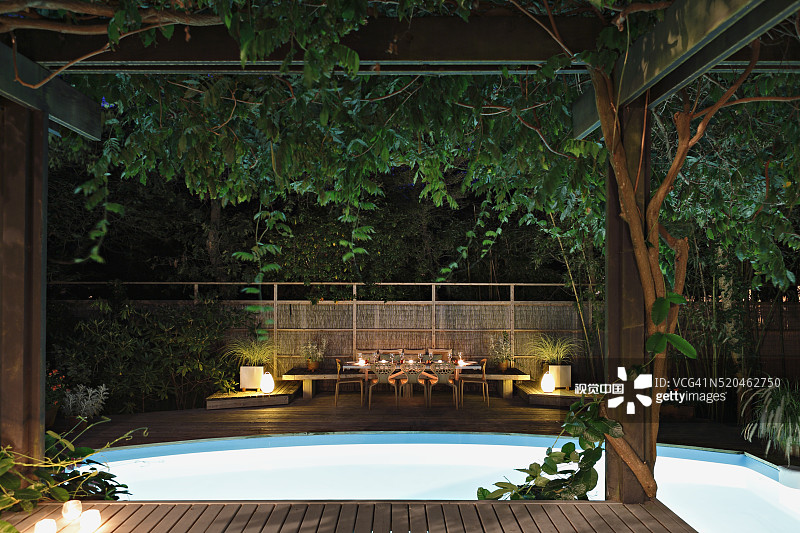 游泳池图片素材