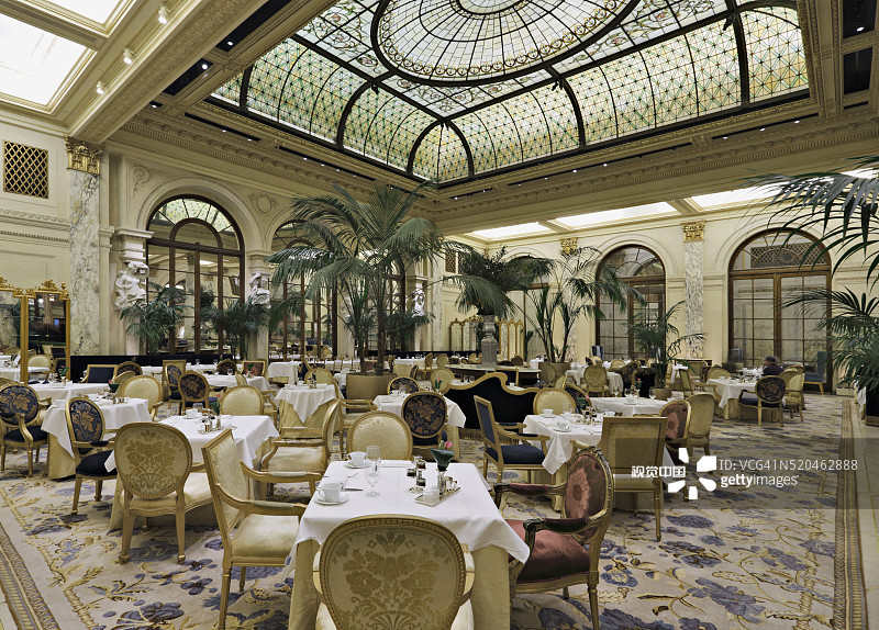 广场饭店的棕榈苑餐厅图片素材