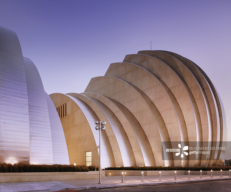 考夫曼表演艺术中心后视图图片素材