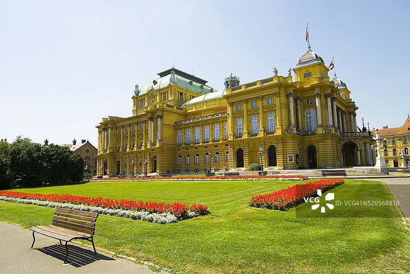 克罗地亚国家剧院图片素材