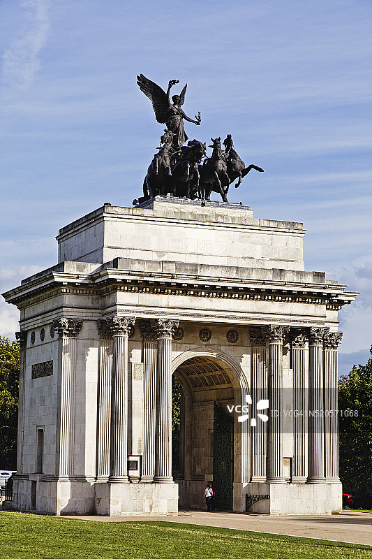 伦敦惠灵顿拱门图片素材