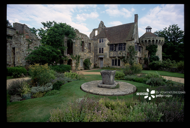 肯特郡斯科特尼城堡和花园图片素材