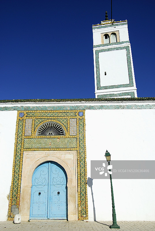 门口和清真寺图片素材