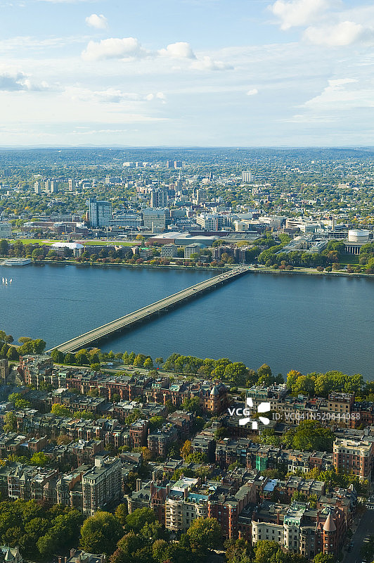 哈佛桥与麻省理工学院校园，波士顿图片素材
