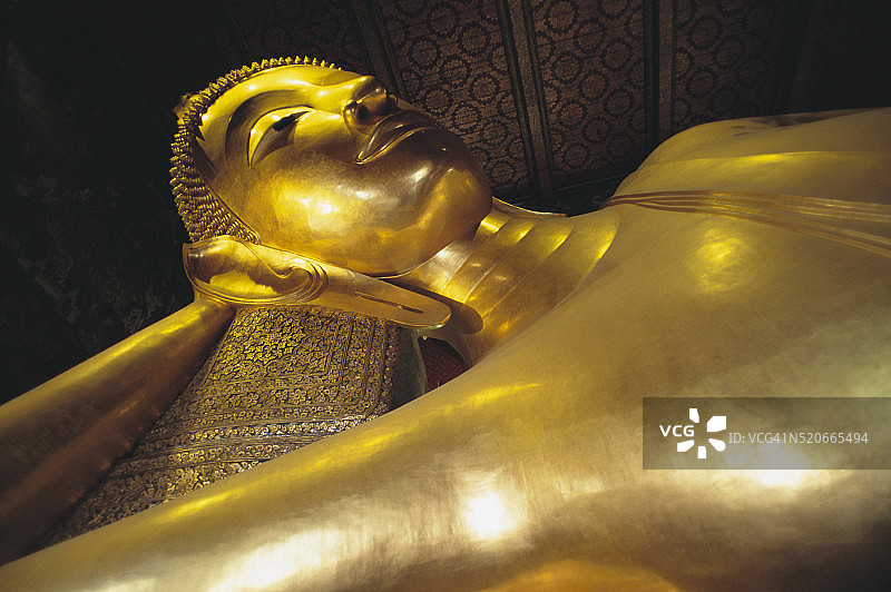 卧佛寺卧佛细节图片素材