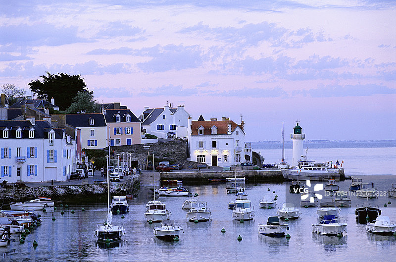 贝勒岛索宗的灯塔图片素材