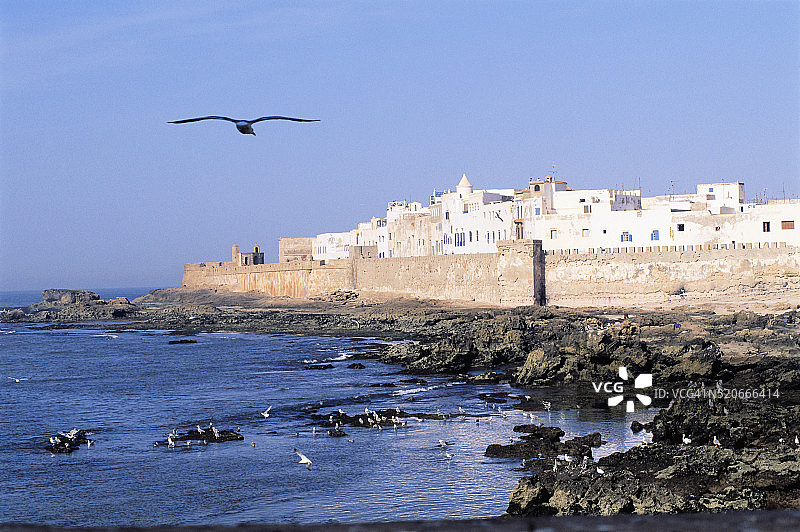 索维拉的岩石海滩图片素材