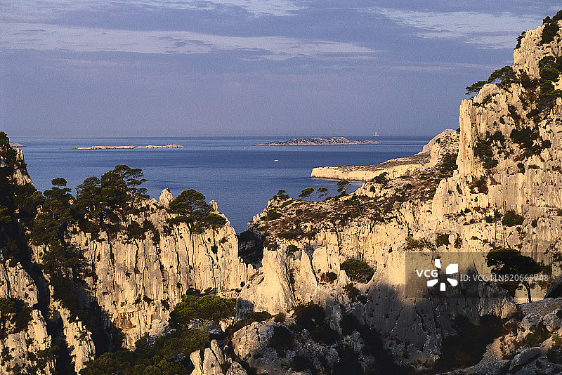 卡西斯En Vau的小溪图片素材