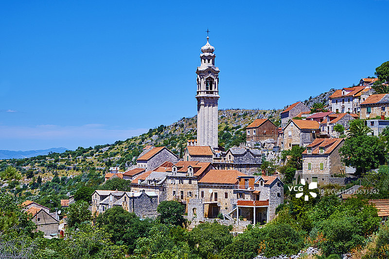 克罗地亚达尔马提亚布拉奇岛图片素材