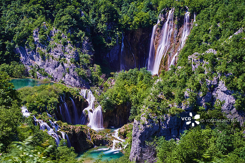 克罗地亚普利特维采湖群国家公园图片素材