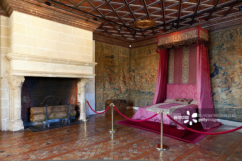 法国卢瓦尔河谷舍农索城堡图片素材