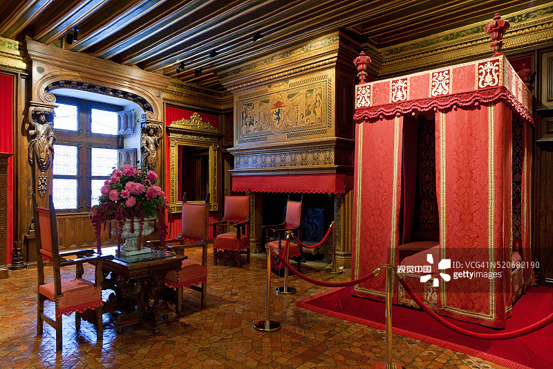 法国卢瓦尔河谷舍农索城堡图片素材