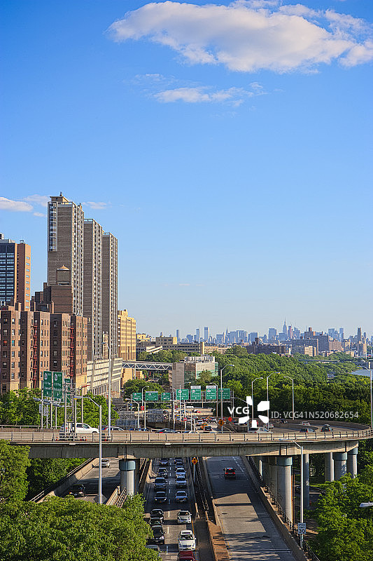 亨利·哈德逊公园大道交叉口图片素材